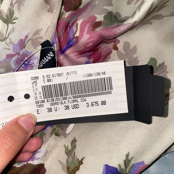 Brand new 100% silk Giorgio Armani vintage dress from the 90s. - Picture 7 of 8